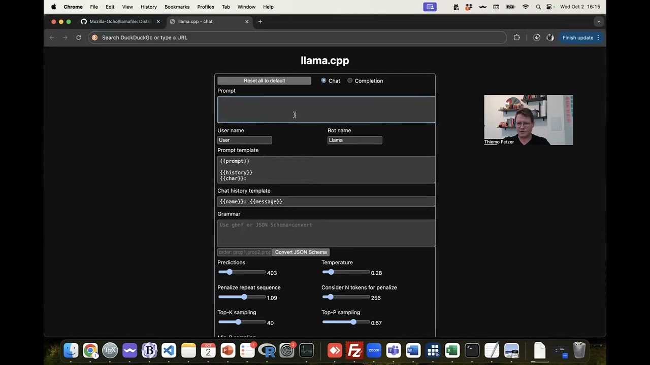 Running image classification local, fast and in a scalable fashion leveraging an open LLM