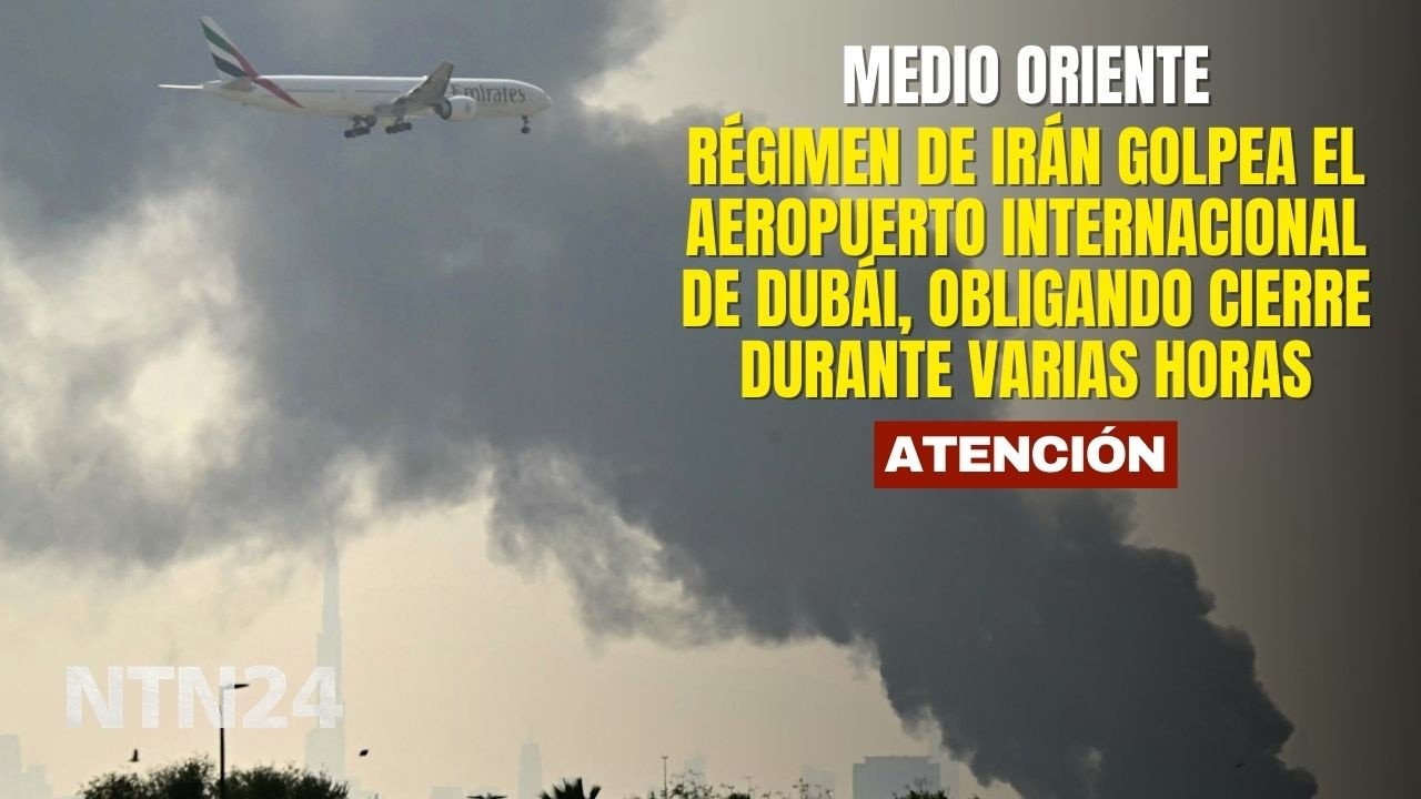 Régimen de Irán golpea el Aeropuerto Internacional de Dubái, obligando cierre durante varias horas
