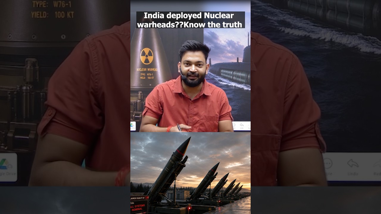 India deployed nuclear warheads?? Know the truth #shorts #defence #war #geopolitics #nuclear