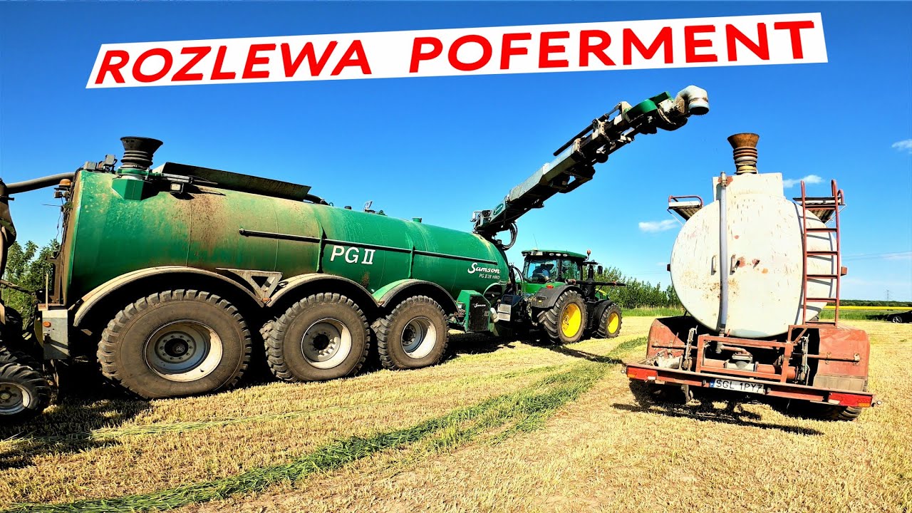 OLBRZYM SAMSON PGII 28 HWD + JOHN DEERE 8370R  - WYWIAD Z OPERATOREM