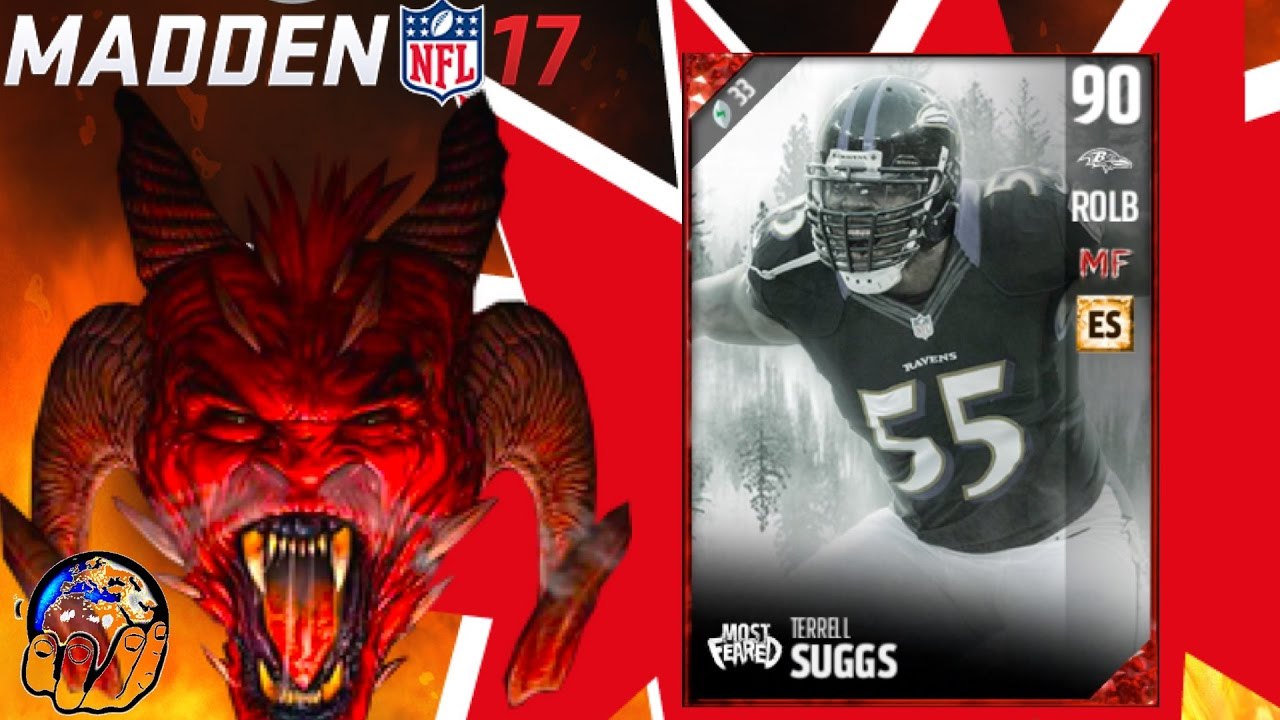 MOST FEARED TERRELL SUGGS IS NOT GOOD AS A USER LB! MOST FEARED GAMEPLAY REVIEW | MUT 17