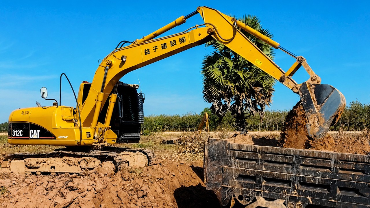 Amazing Excavator Loading Dump Truck with Tons of Soil - Iron Beast Works