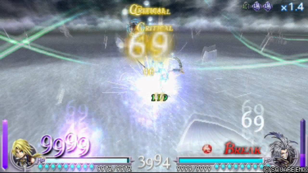 DFF ジタン 無限コンボⅠ＋Ⅱ