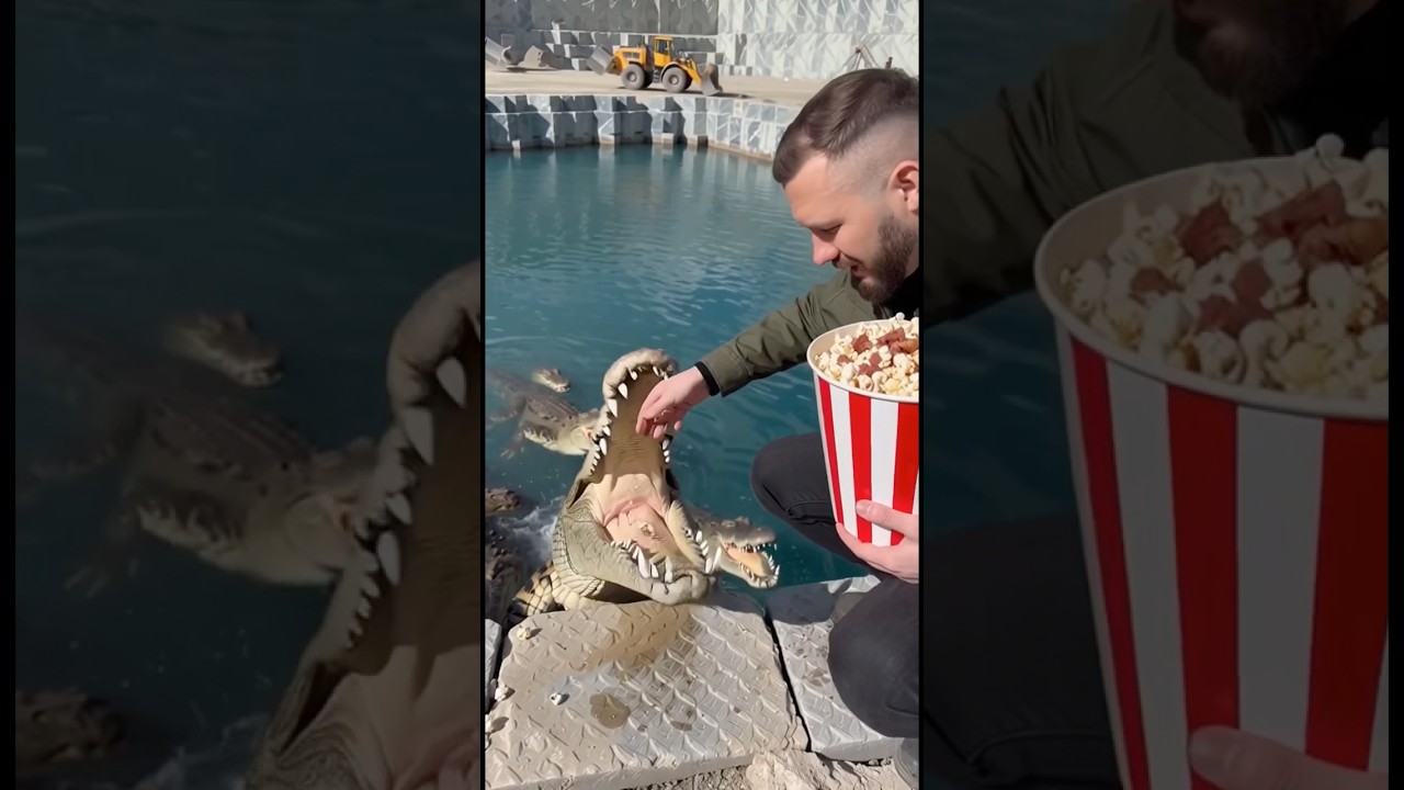 The Most Unusual Quarry Security Team You&rsquo;ve Ever Seen 🍿🐊 STARBERG #STONE Basalt Labradorite Gabro
