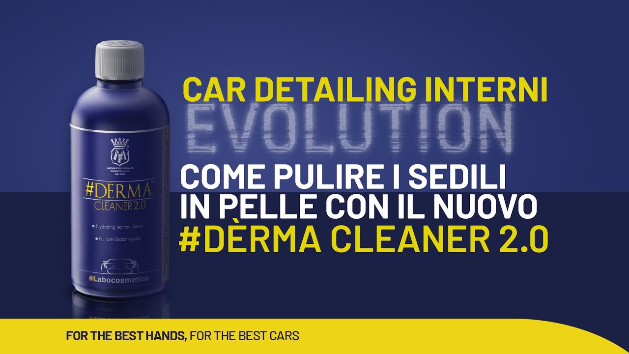 Car detailing interni: come pulire e sanificare i sedili in pelle dell'auto con #Derma Cleaner 2.0