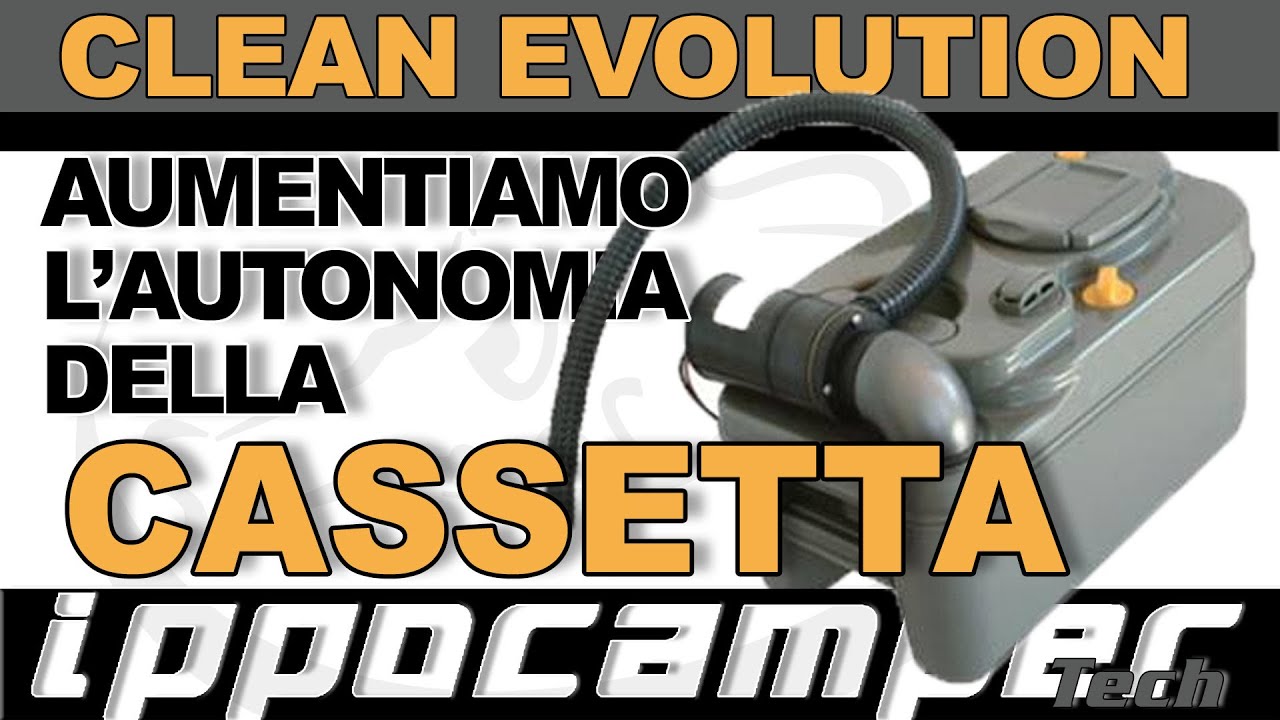 Aumentiamo l'autonomia della cassetta con il maceratore  Clean Evolution