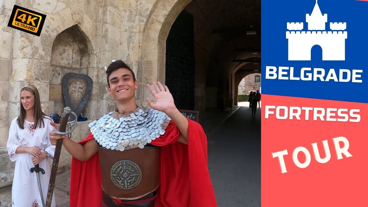 Virtual Tour of Belgrade Fortress | Kalemegdan Park | August 2021 | 4k