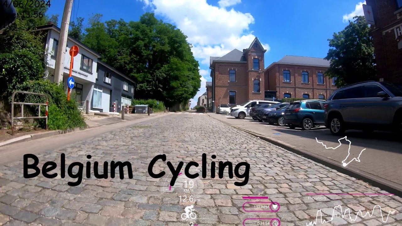 Indoor Cycle Training ~ Overijse, Belgium - The Smeysberg Climb, Heuvelstraat Cobbles & Shavei Climb