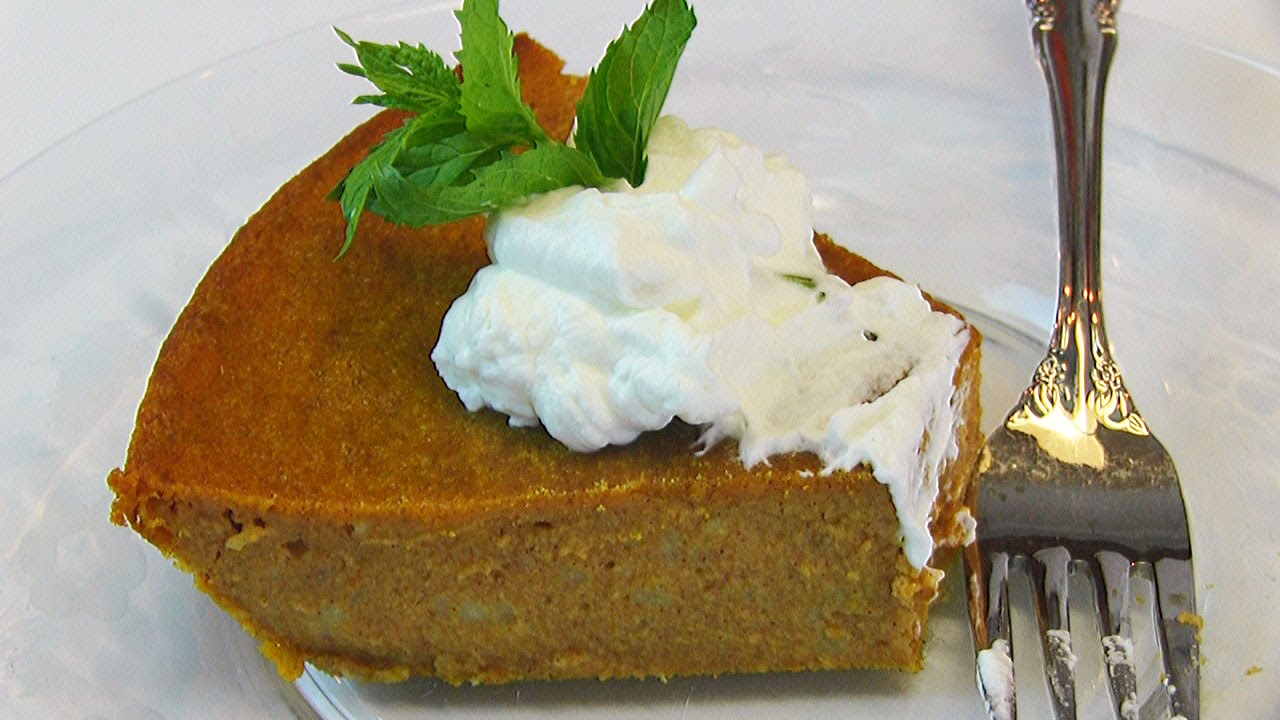 Betty's Impossible Pumpkin Pie for Thanksgiving