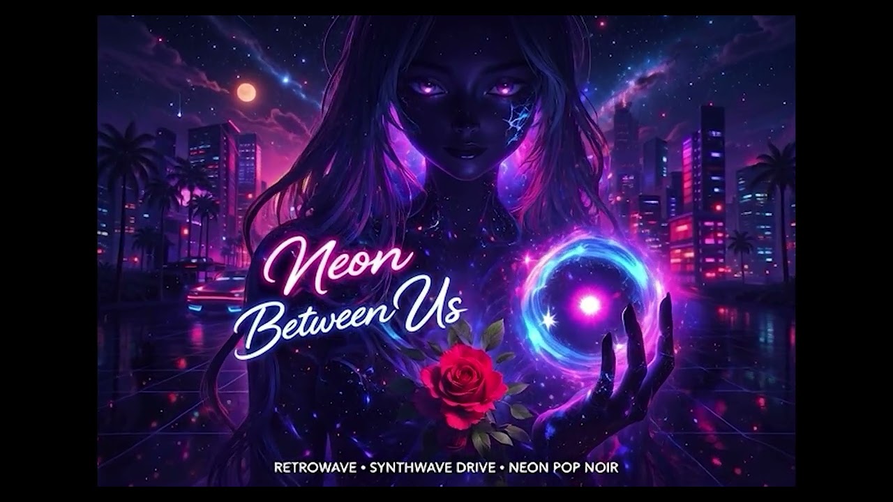 🚗🌃 Neon Between Us — Retrowave · Synthwave Drive · Neon Pop Noir