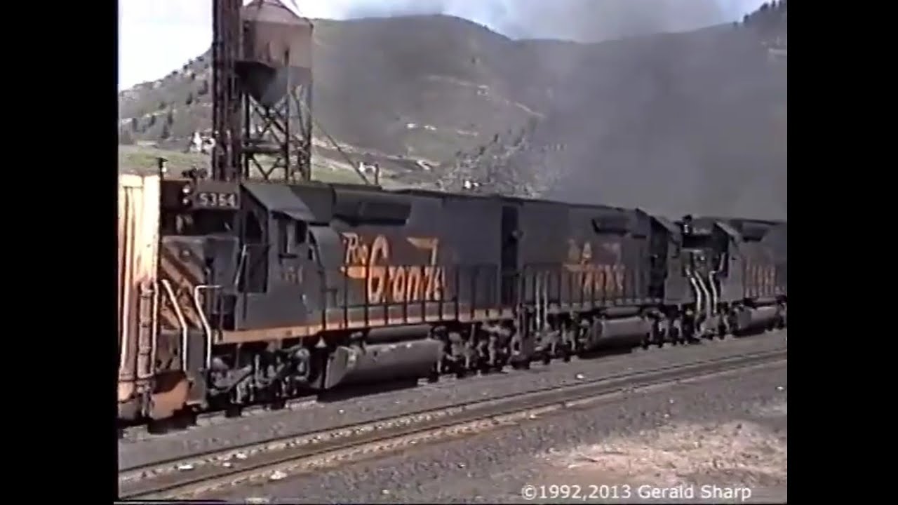Rio Grande EMD SD40T-2 sound in Notch 8, Tennessee Pass