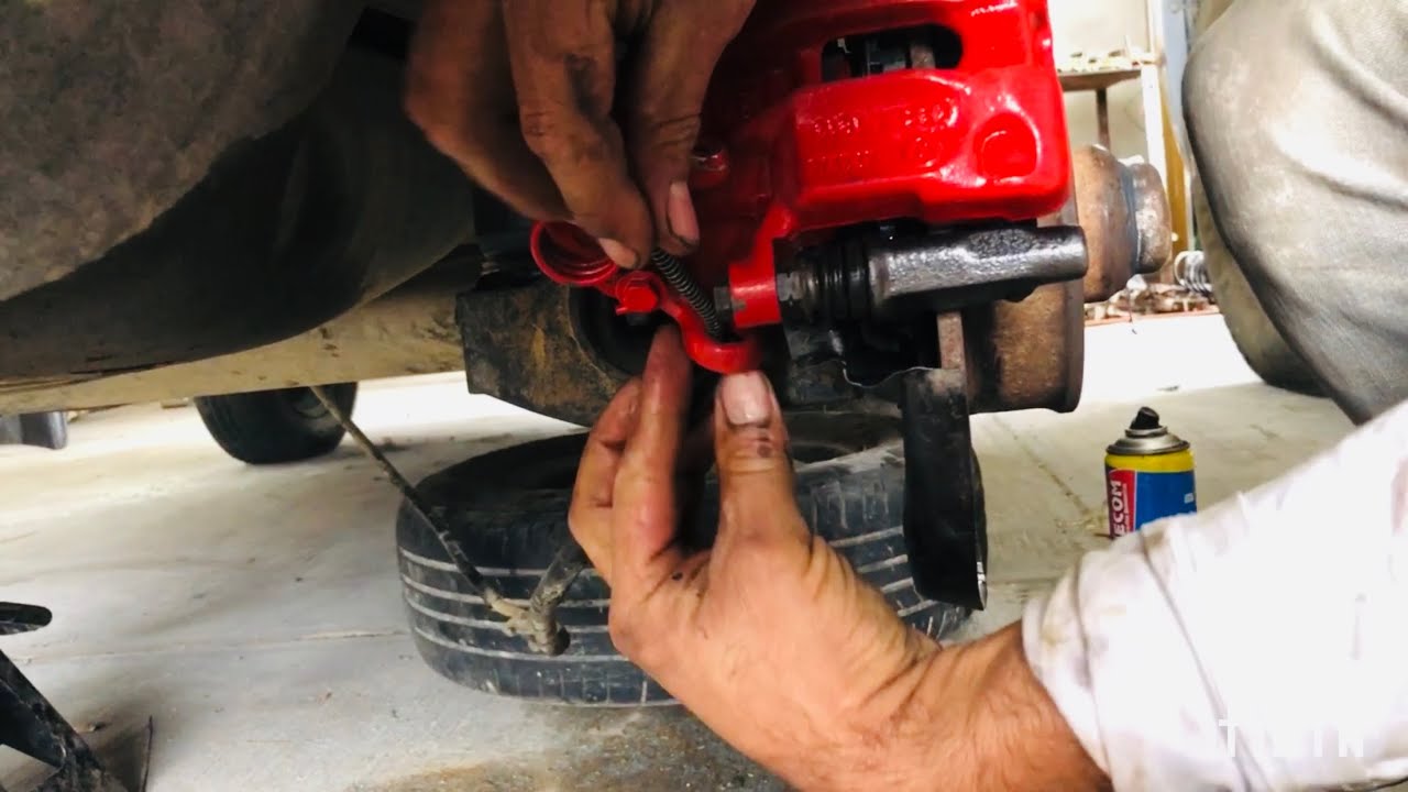 Como reutilizar chicotes de freno de mano, de tambor a disco mk1-mk3 VW