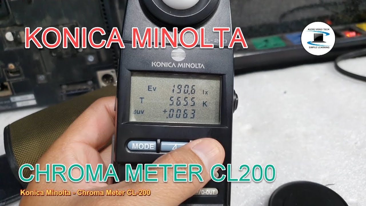 Konica Minolta - Chroma Meter CL200 : Overviews.