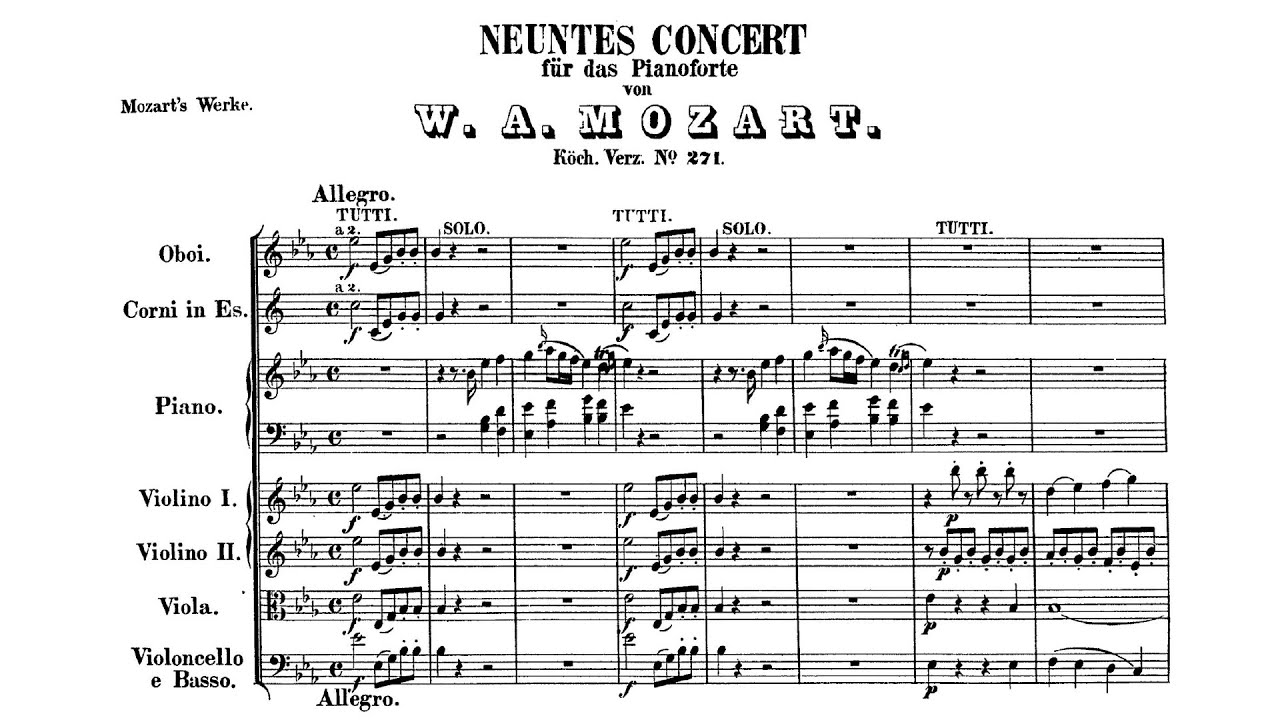 Mozart: Piano Concerto No. 9 'Jeunehomme' in E♭ major, K.271 [Uchida/Tate]