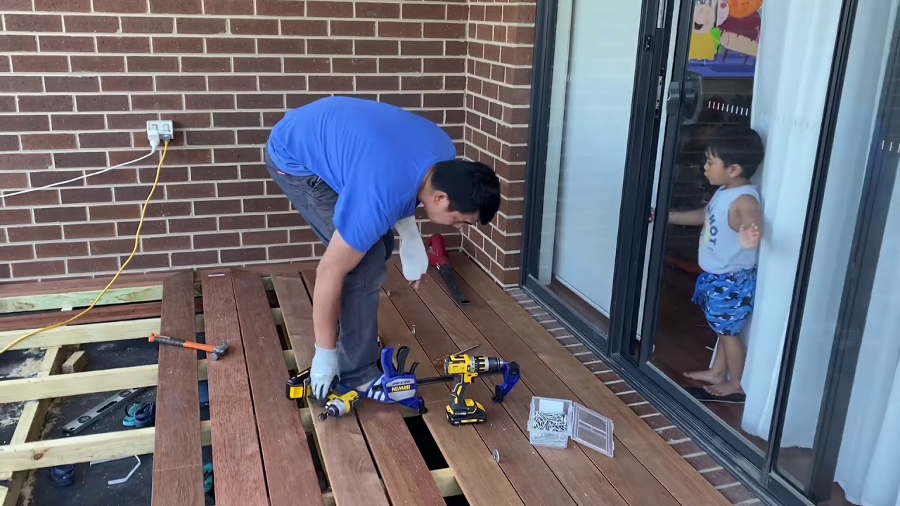 DYI merbau decking..melbourne australia