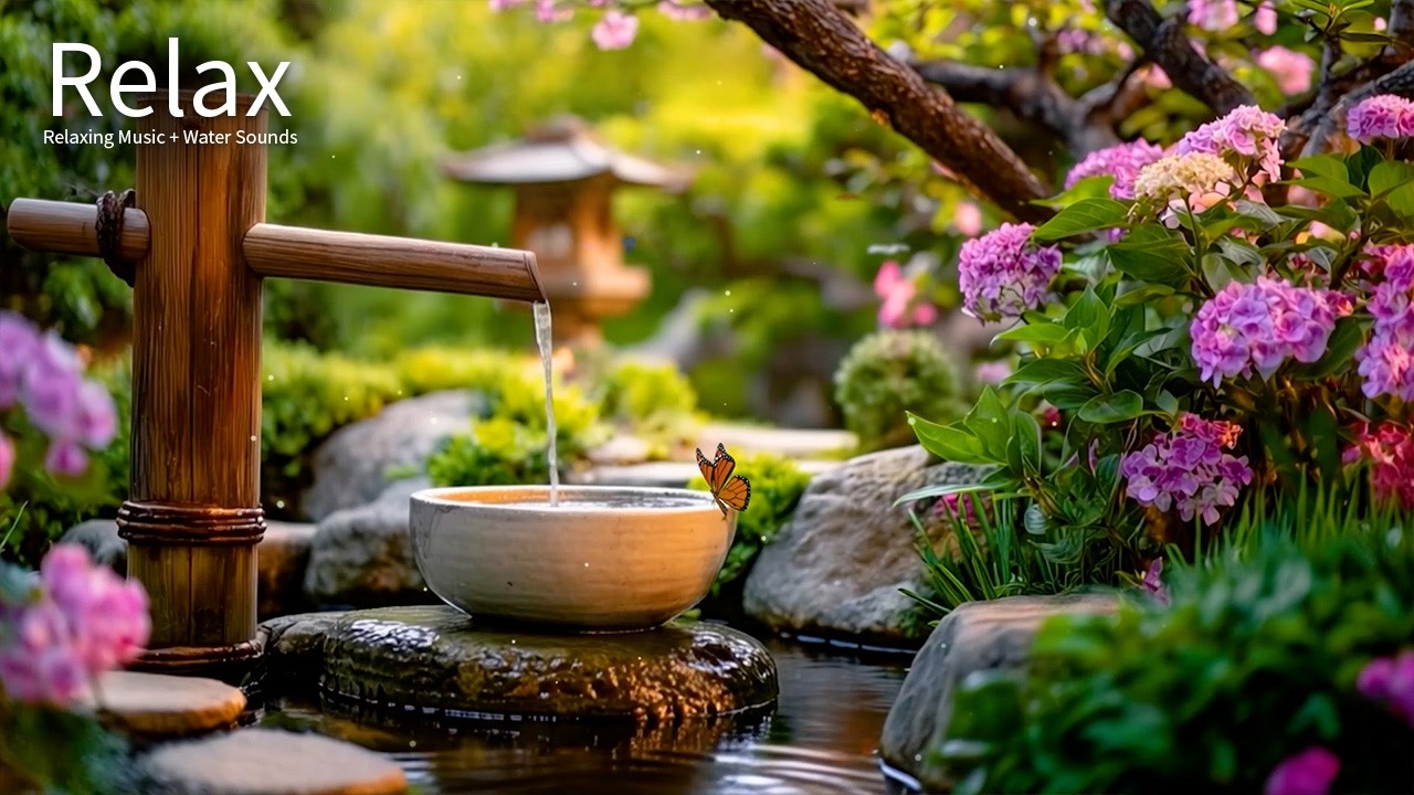 🌿 Piano with Bamboo Water Sounds for Tired Minds After a Long Day – Relax Deeply and Sleep Well
