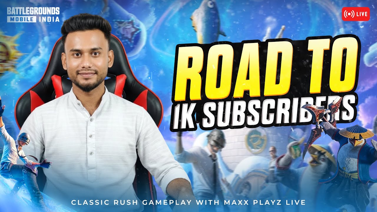 FULL RUSH  GAME | ROAD TO 1K SUBS | #shorts #bgmi #bgmilive #shortsfeed #livebgmi #IQOONEO10 #120fps