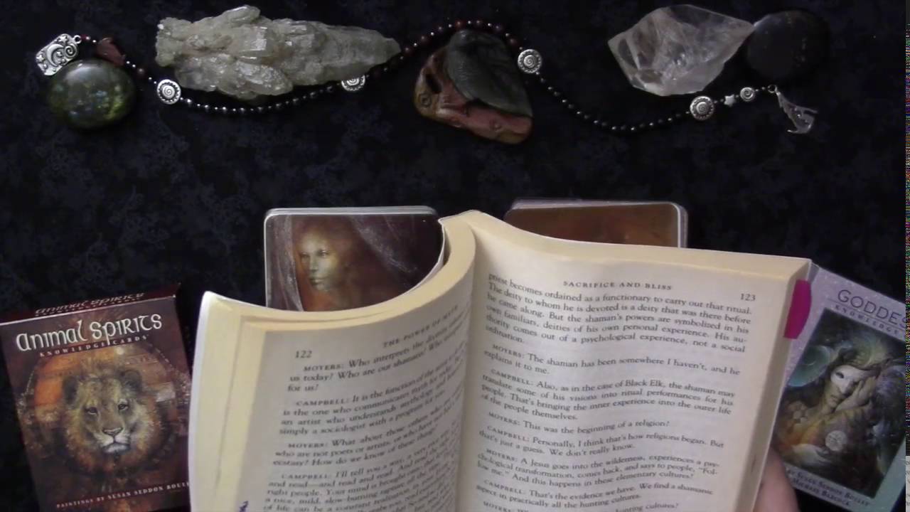 Mythology, Joseph Campbell with Goddesses & Animal Spirits Knowledge Cards