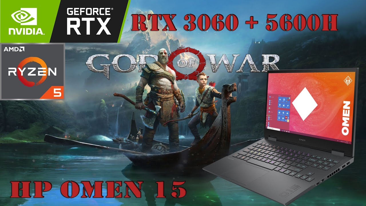 RTX 3060 + Ryzen 5 5600H | God Of War | HP Omen 15 Performance TEST