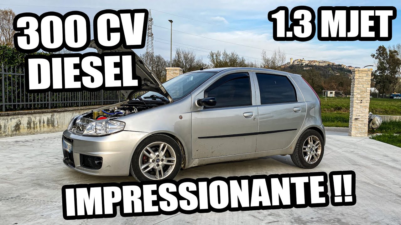 FIAT PUNTO 1.3 Mjet da 300 CAVALLI !!! 🔥🔥 IMPRESSIONANTE !!!!!