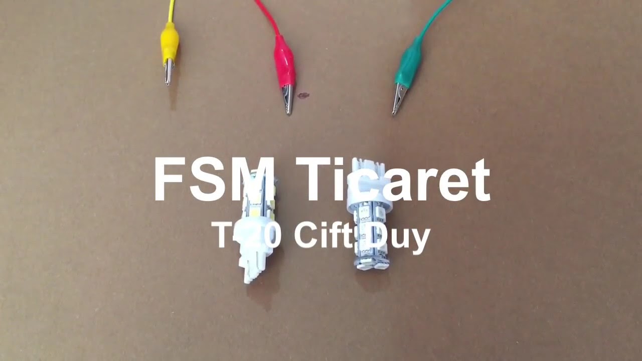T20 Çift Duy Ledli Ampul - FSM Ticaret
