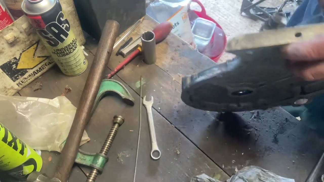 Mercruiser 470 engine rebuild part 3 timing cover and water pump