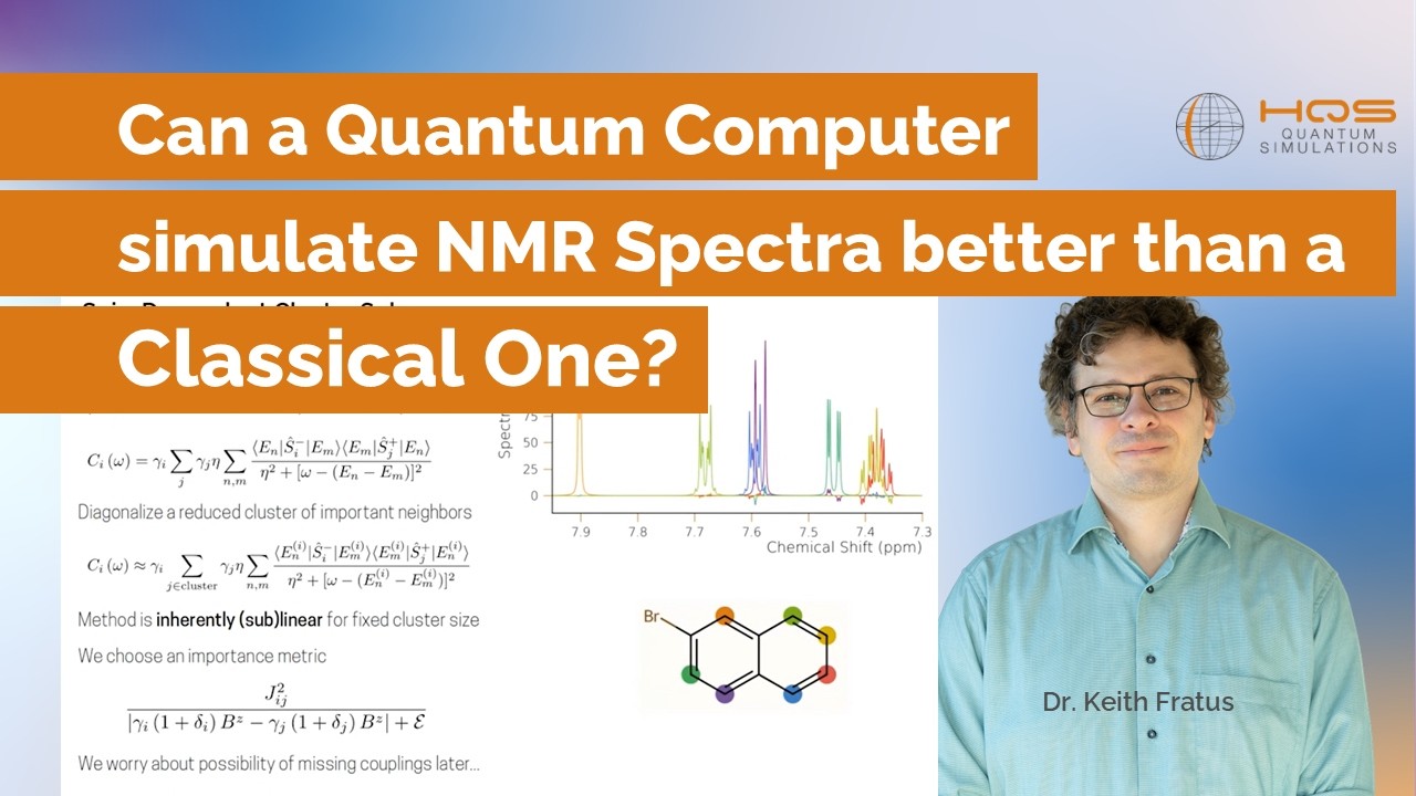 Can a Quantum Computer simulate NMR spectra better than a classical one?