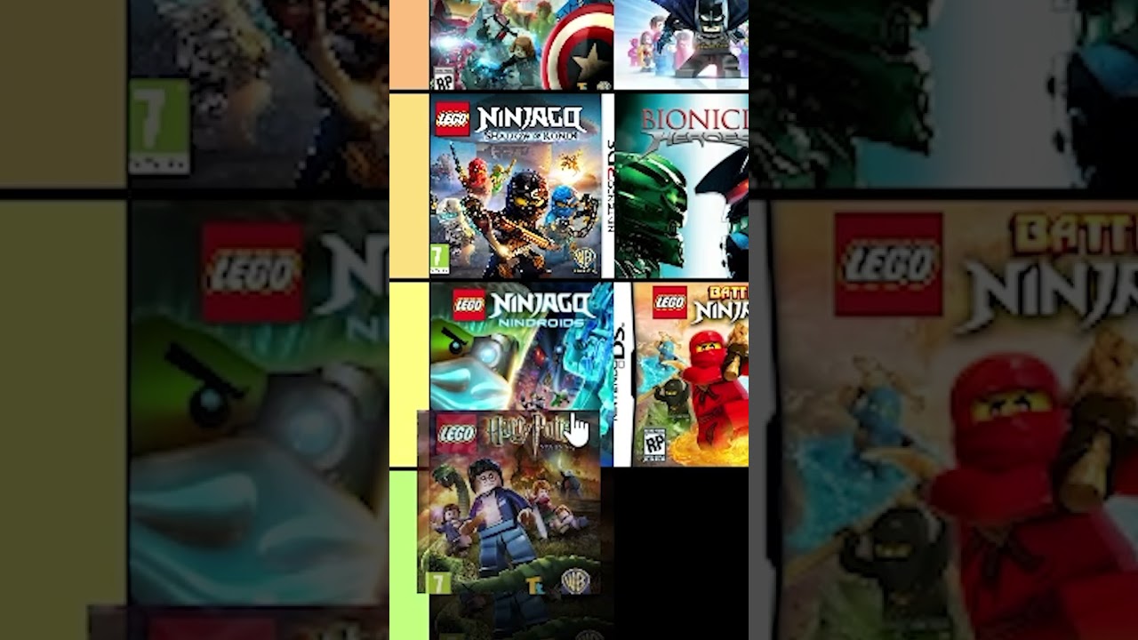 TT Lego games Tier list #lego #ttgames #tierlist #games #ranking