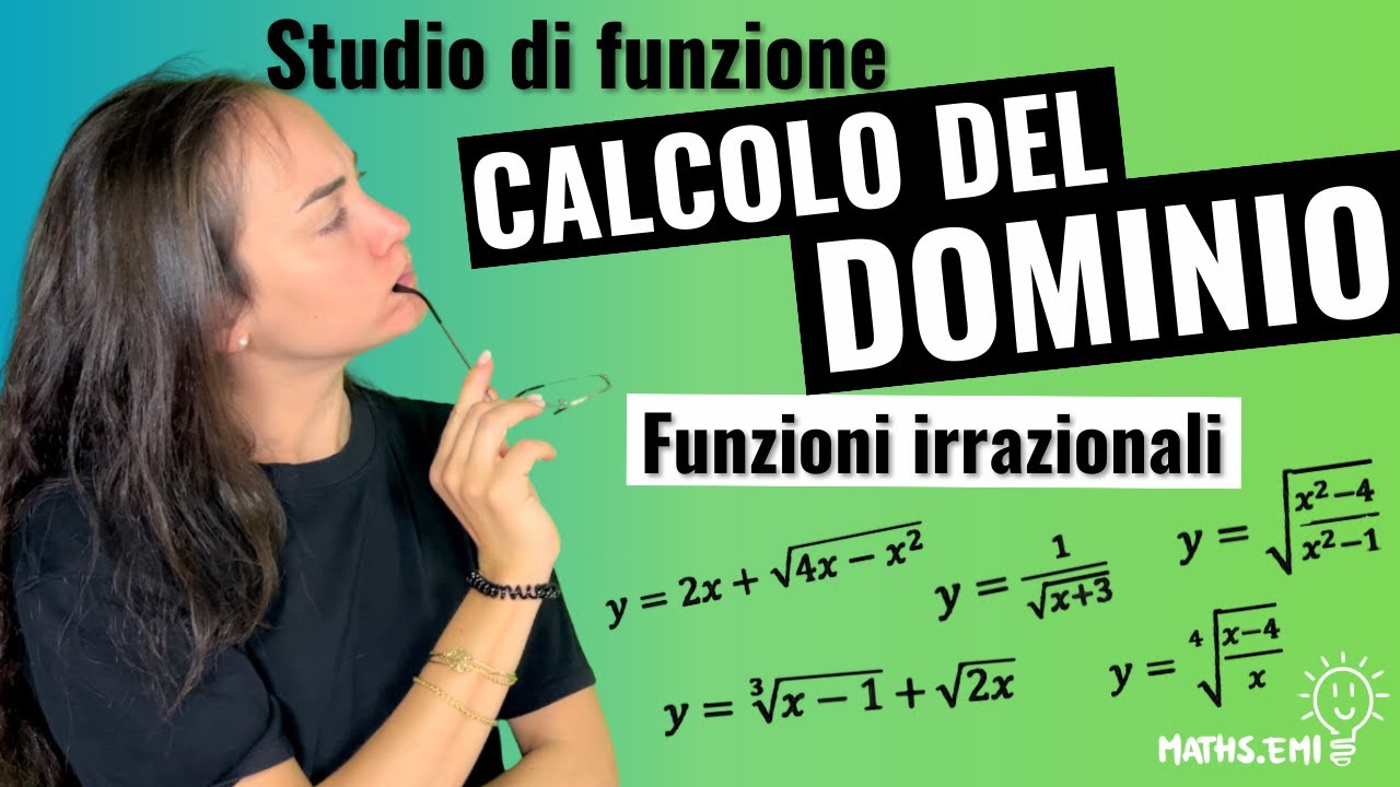 DOMINIO di funzioni irrazionali: esercizi svolti e spiegazione completa #matematica #funzioni