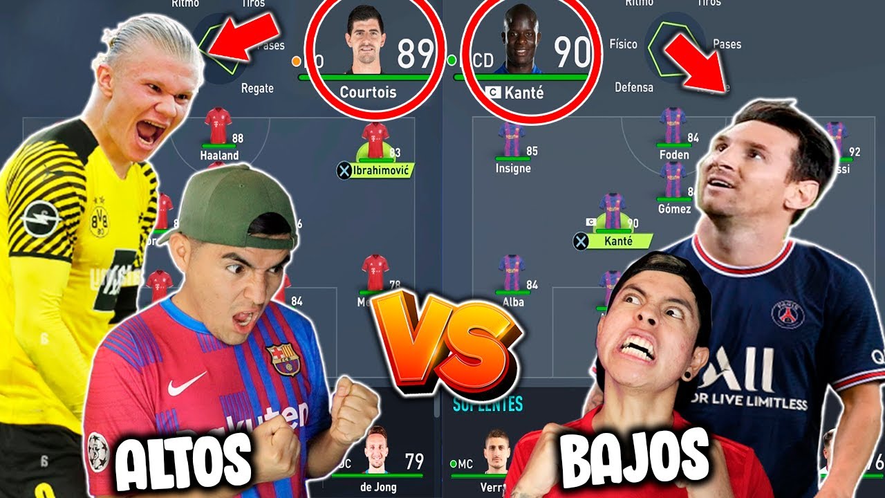 LA FINAL mas ÉPICA DE CHAMPIONS *ALTOS vs BAJOS*😱¡PARTIDO DEFINITIVO! RAMIRIN vs EDSON FDB