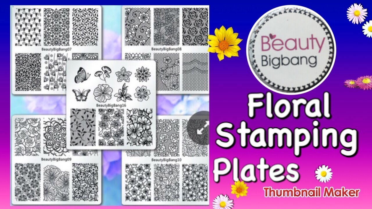 BeautyBigbang | 5pc Floral Stamping Set | Review & Swatches