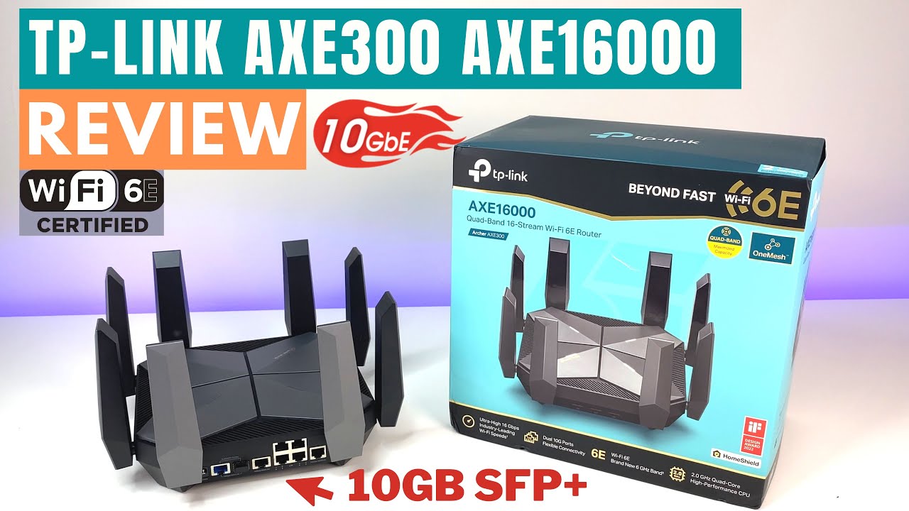 Лучший Wi-Fi роутер 6E | Обзор TP-Link Archer AXE300 AXE16000 Quad-Band
