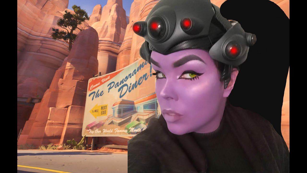 ►Overwatch►WIDOWMAKER Transformation! Cosplay makeup tutorial!
