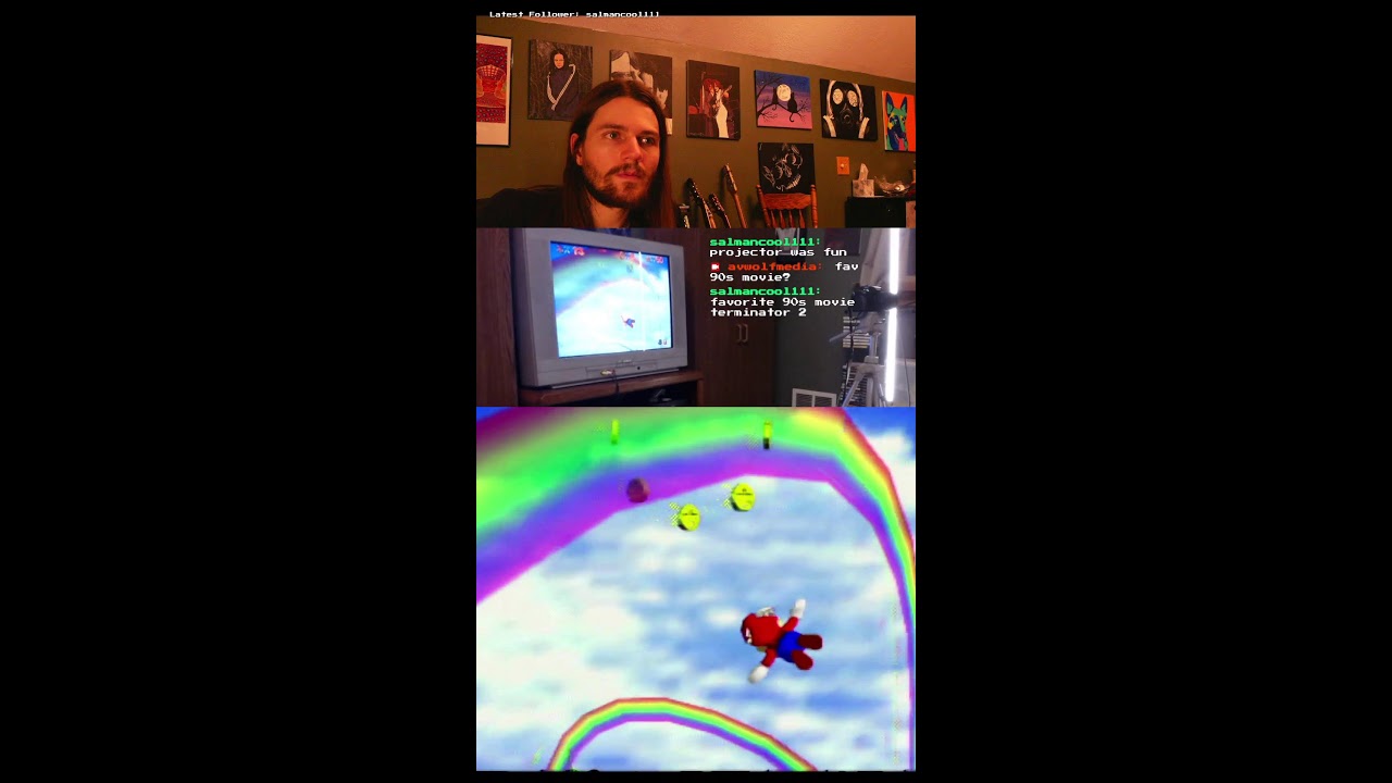 Mario 64 With Ashley Part 2 (N64) [Vertical]
