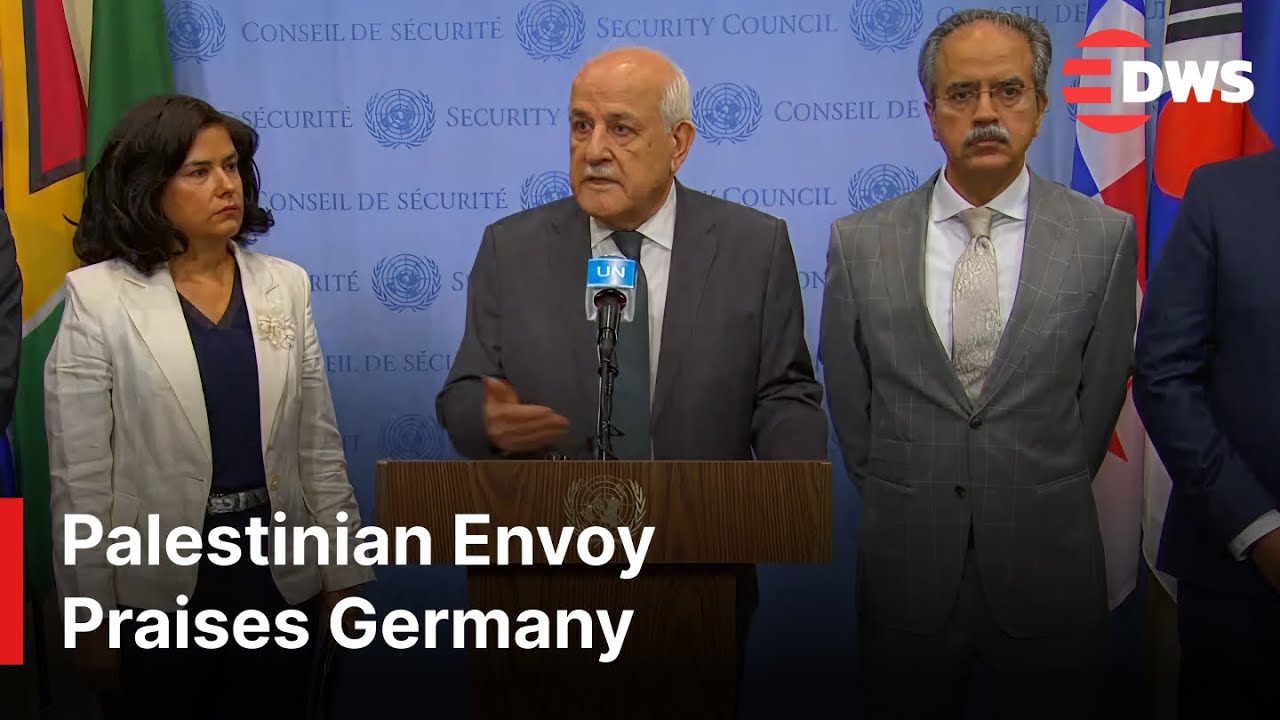 BREAKING: Palestinian Envoy Praises Germany for Halting Arms Exports to Israel | AC1E