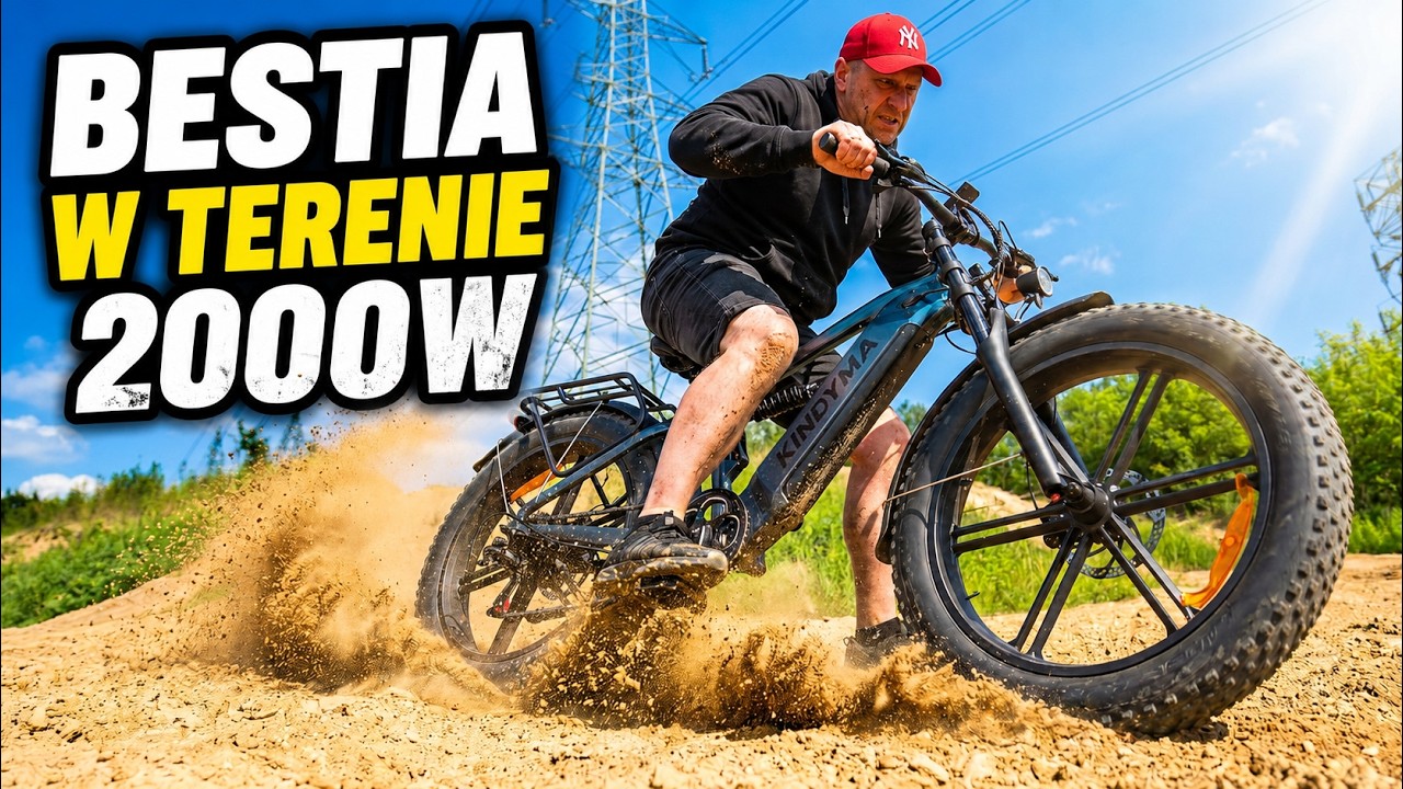 BESTIA, NIE ROWER! 🔋 Kindyma K03 Ranger: Unboxing i test (Mam coś ekstra!)