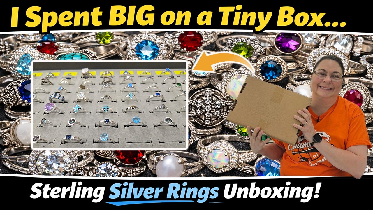I Spent BIG on a Tiny Box&hellip; Sterling Silver Rings Unboxing!