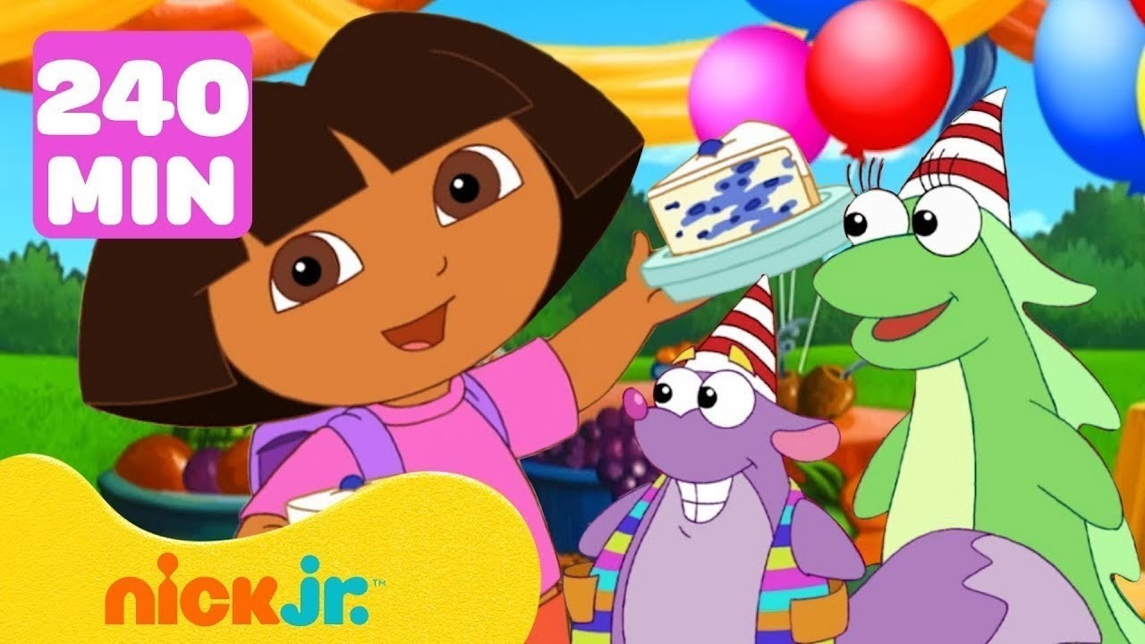 Dora la Exploradora | fiestas y celebraciones #3 🥳 240 min | Nick Jr. en Español