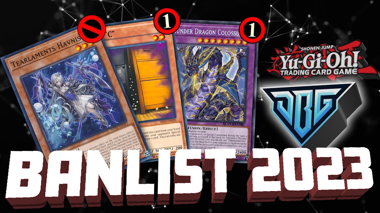 TCG YUGIOH 2023 BANLIST | FEATURING 