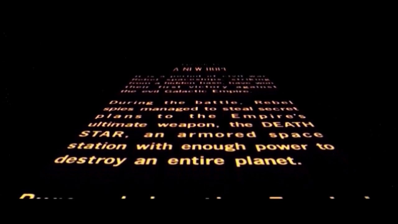 Star Wars Opening Crawl - Performed by NotePerformer 3