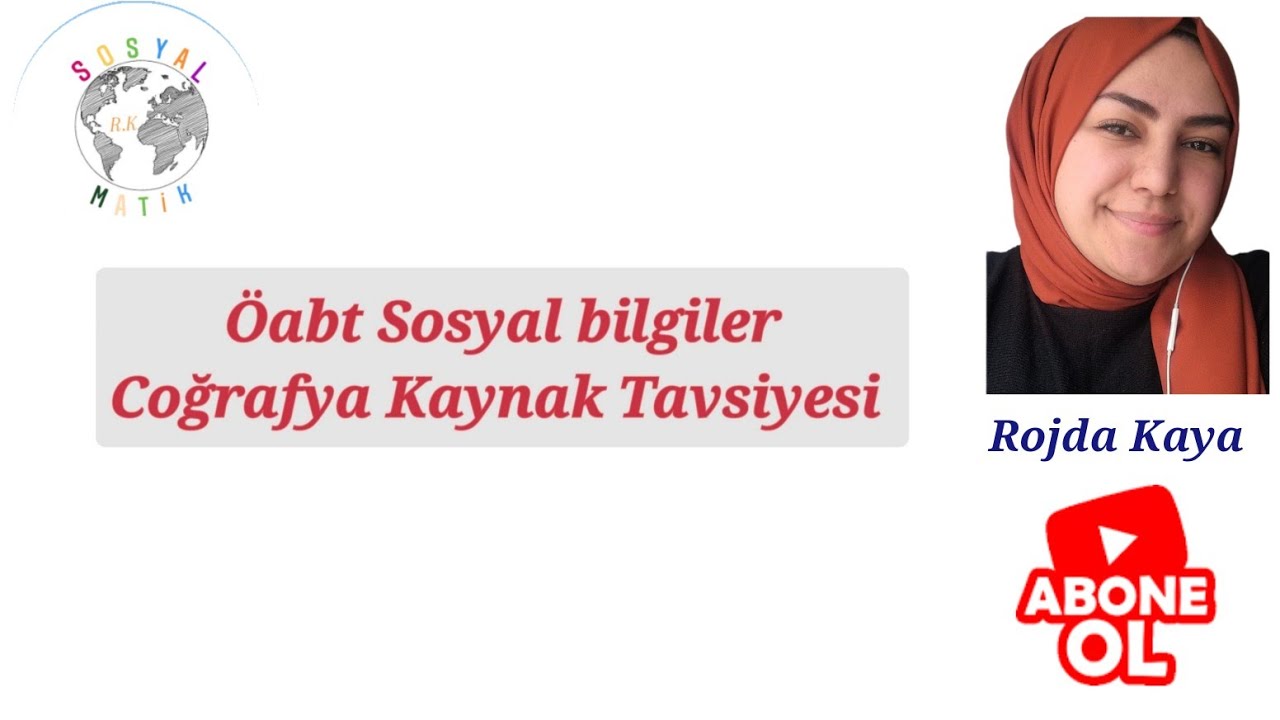 Sosyal Bilgiler Öabt Kaynak Tavsiyesi 2022 / Öabt Coğrafya