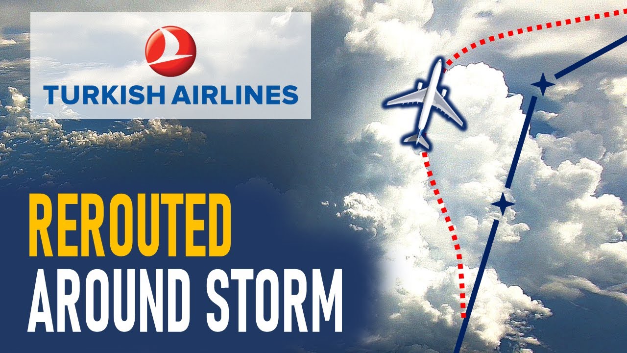 Rerouted around storm | Turkish Airlines | Airbus 330-300