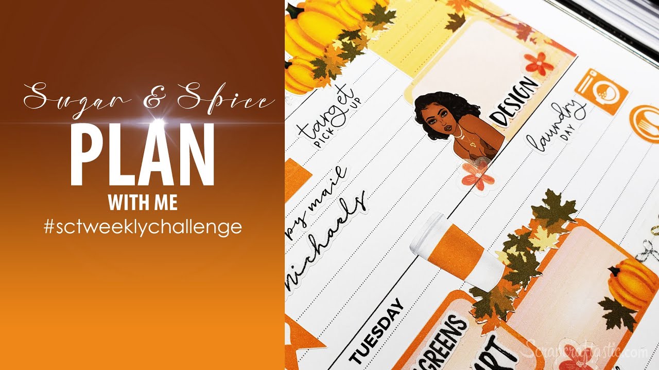 Sugar and Spice PLAN WITH ME Everyday Planner Weekly Planner Challenge