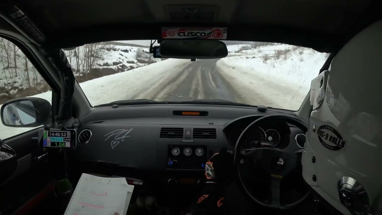 2026.02.15 HOKKAIDO BLIZZARD RALLY SS6 KASUGA 2 Car No.14