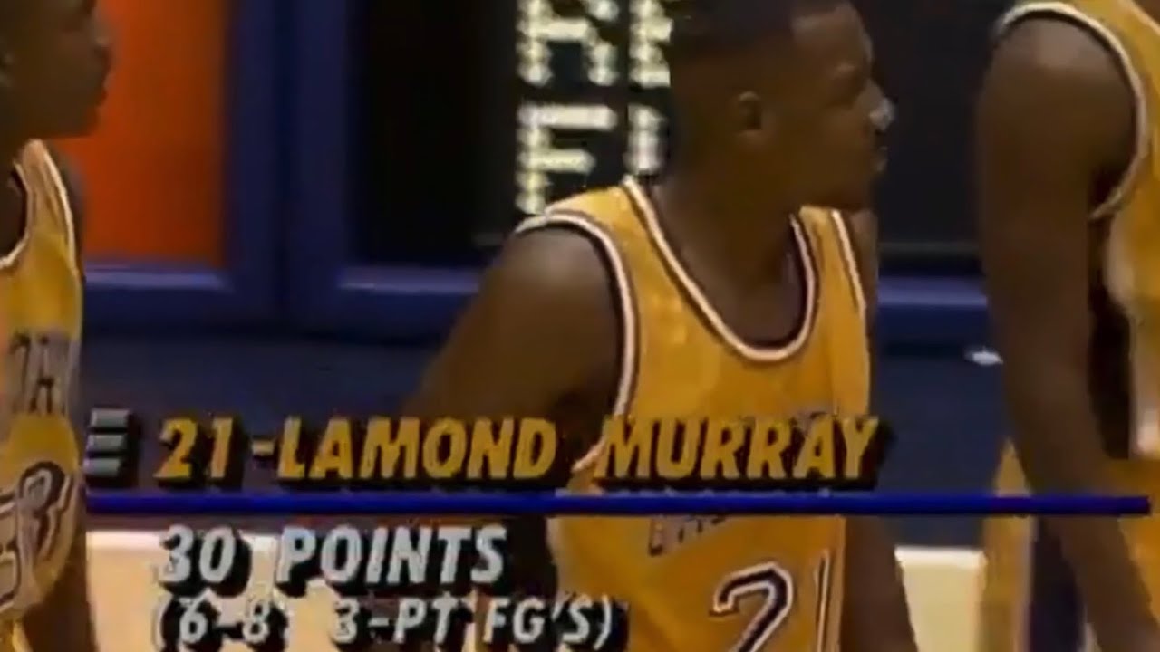 Lamond Murray 33pts/Forces OT vs #6 Arizona (1994)