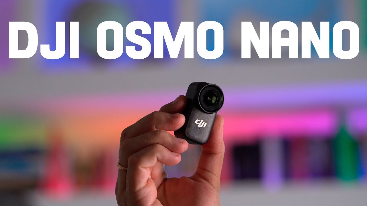 DJI Osmo Nano - La c&aacute;mara de acci&oacute;n M&Aacute;S PEQUE&Ntilde;A