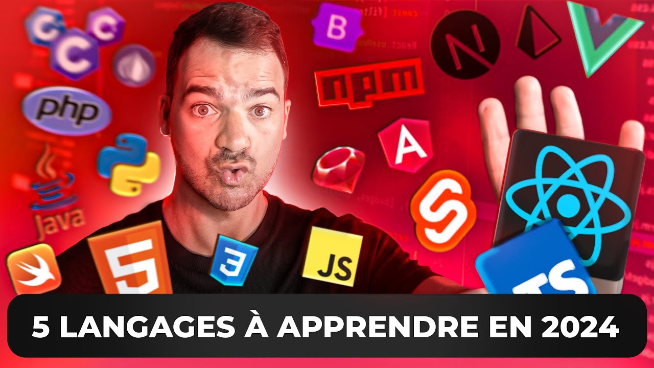 Top 5 des Langages de Programmation à Apprendre en 2024 (Pour Décrocher un Job Rapidement)