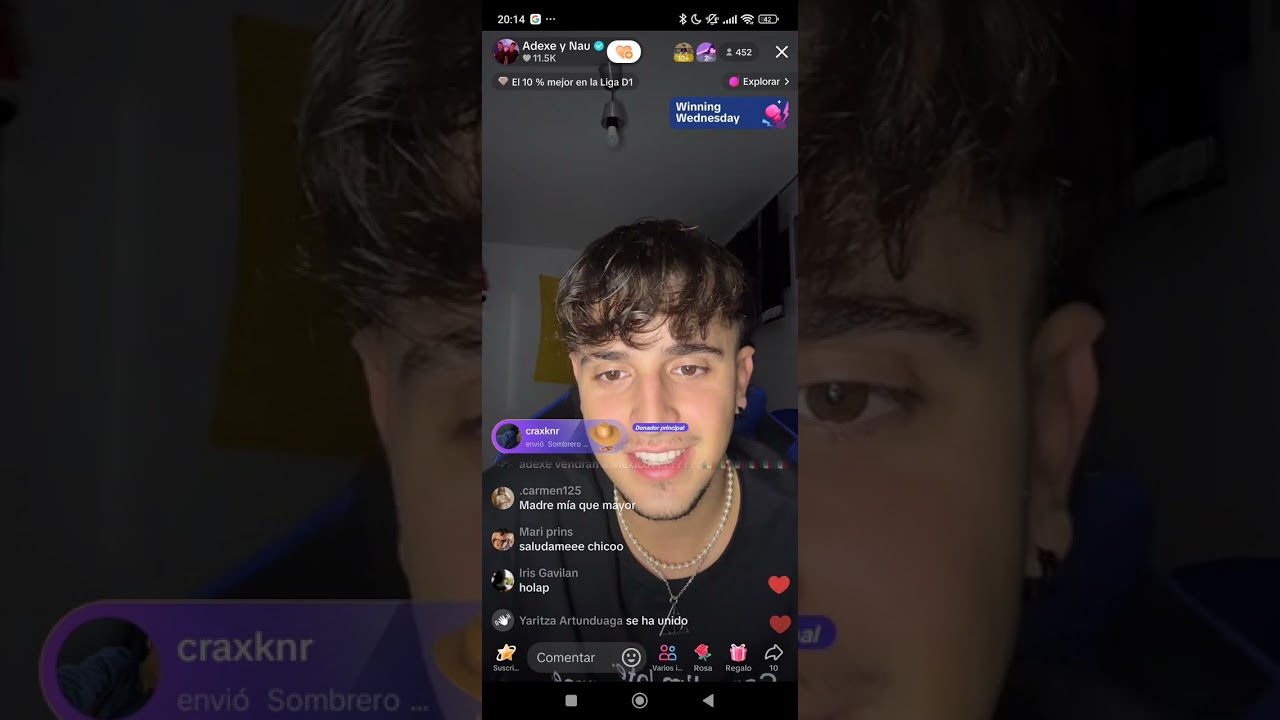 Adexe Live en Tik tok ( Respondiendo a preguntas y más , parte 1 )