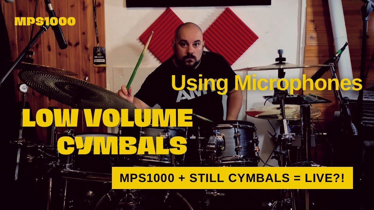 Using Microphones on LOW VOLUME CYMBALS | MPS1000 + Low Volume Cymbals LIVE? | HOW IT SOUNDS #drums