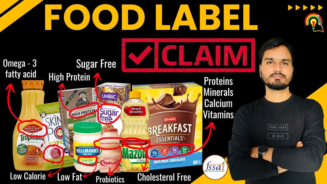 Food Label Claims | Nutritional Claim | Packaged Food Claim | FSSAI Food Nutrition Claims